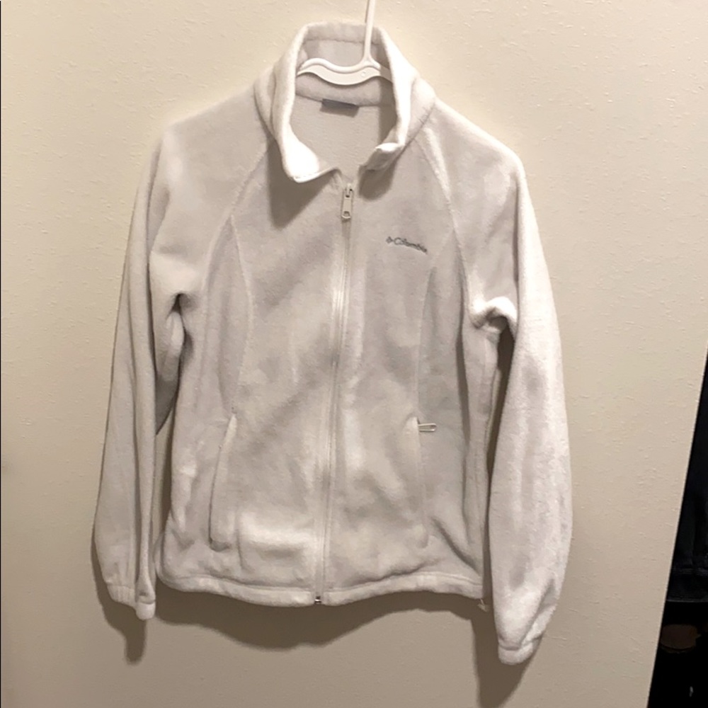 Columbia Fleece (white- size med)